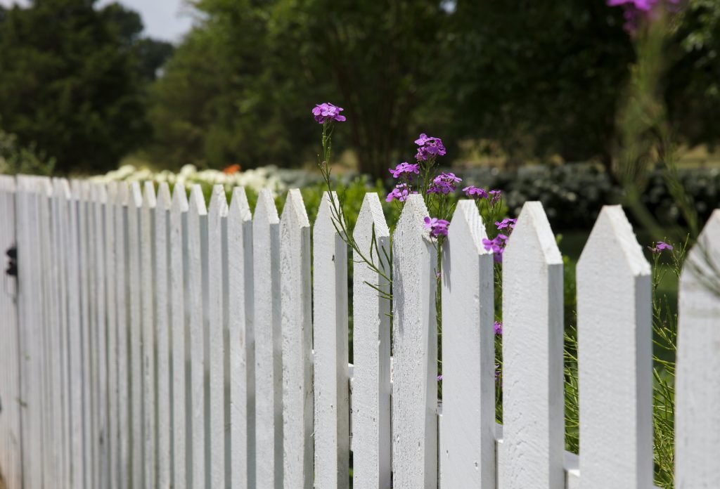 Cedar fence installation by Goodrow's
