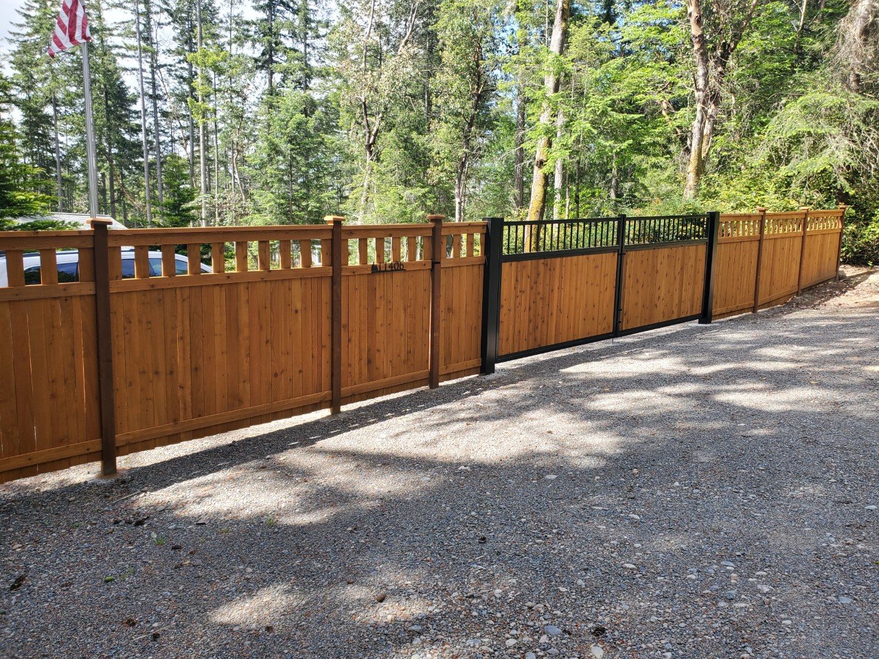 Professional driveway gate installation