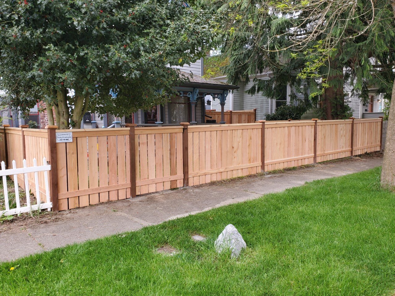 Western red cedar fencing durability