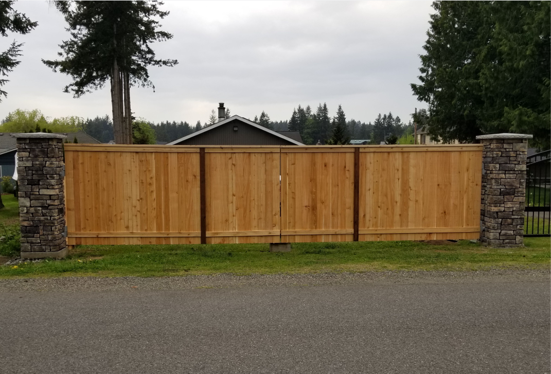 Manual driveway gate project