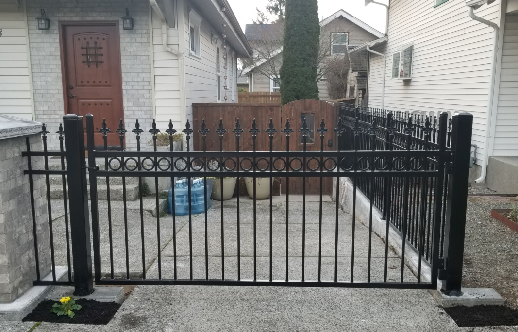 Manual driveway gate project