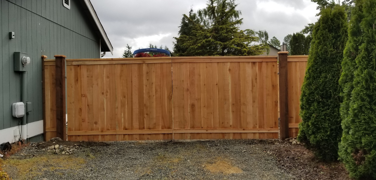 Manual driveway gate project