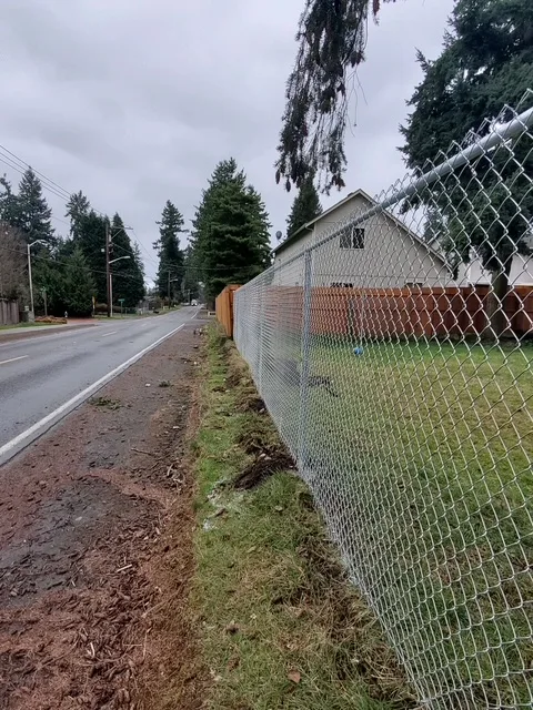 Chain link fencing project