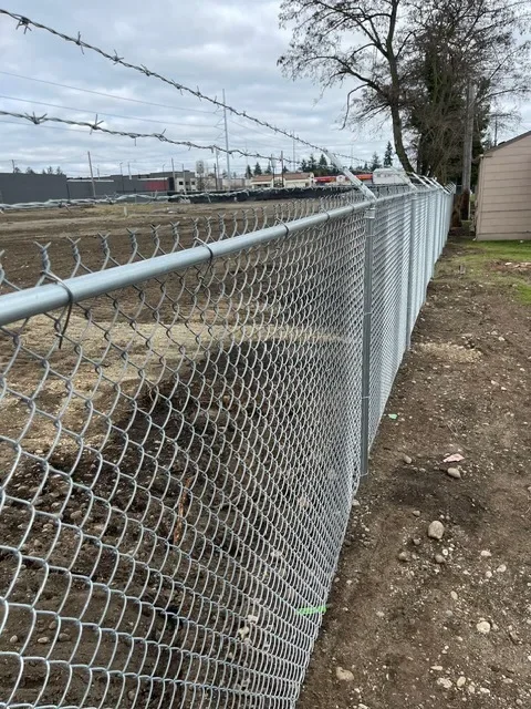 Chain link fencing project